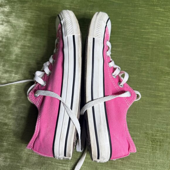 Converse All Star Pink Canvas Lace-Up Sneakers Womens Size 8 Mens 6 - Picture 5 of 7